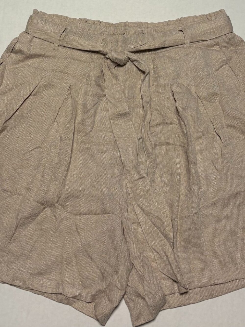 Halara Large Snowy Peaks Tie Front Paperbag Waist Shorts NWT Women's